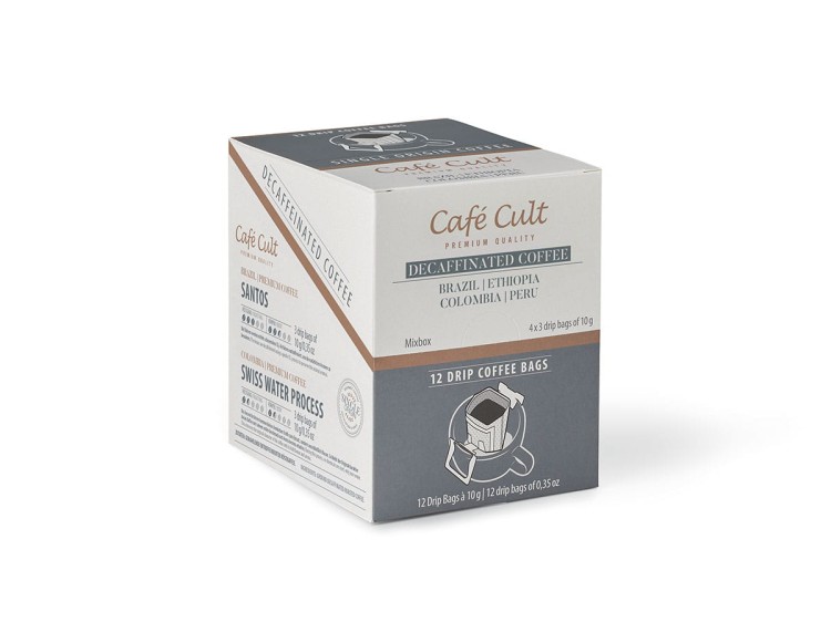 Mix Box kawa bez kofeiny w saszetkach drip Cafe CULT