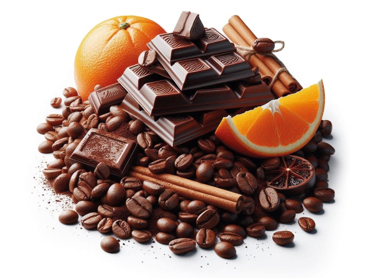 Café Cult kawa bezkofeinowa Chocolate Orange – ziarna kawy, czekolada i pomarańcza