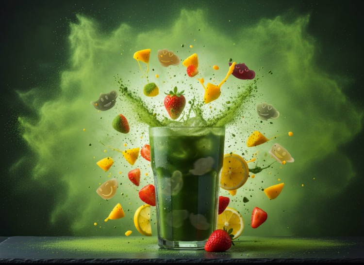 żelki matcha z truskawką MATCHA BERRY MAGIC do przygotowania napoju