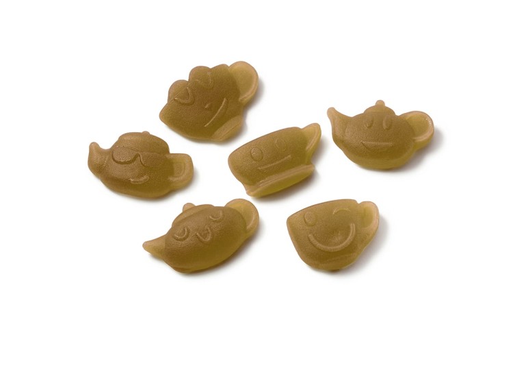 żelki herbaciane MATCHA LEMON MAGIC w kształcie czajniczków i filiżanek