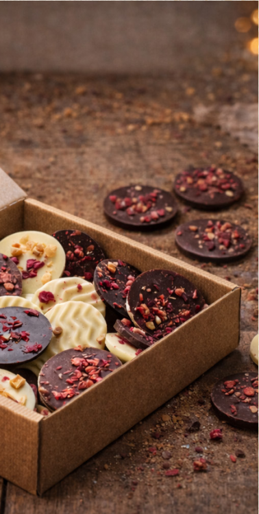 Choco Chips Mix Martin’s – mix czekolady gorzkiej mlecznej i białej z owocami w pudełku