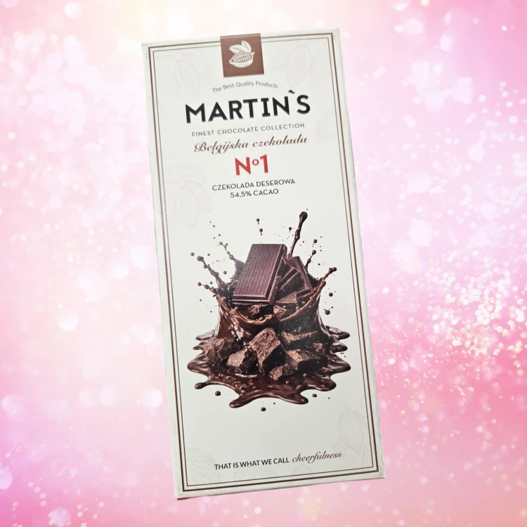 czekolada deserowa 54,5% kakao Martins No1 tabliczka 100g