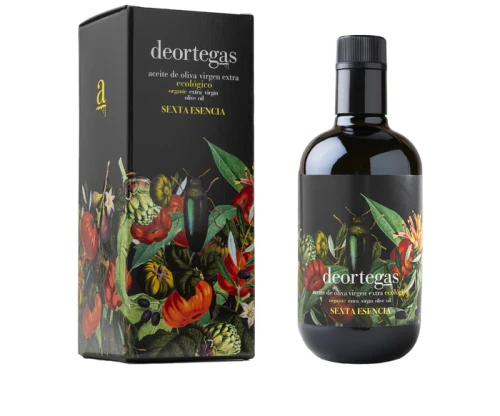 oliwa extra virgin Deortegas Sexta Esencia BIO 500 ml w opakowaniu prezentowym butelka premium