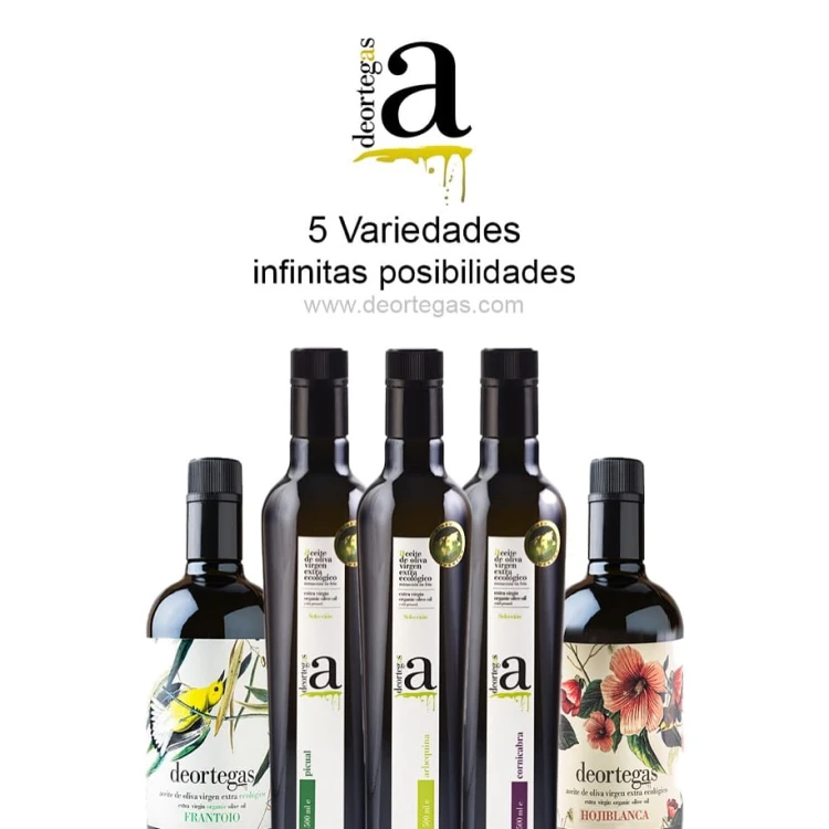 Oliwy Deortegas – Arbequina, Picual, Hojiblanca – kolekcja oliw BIO