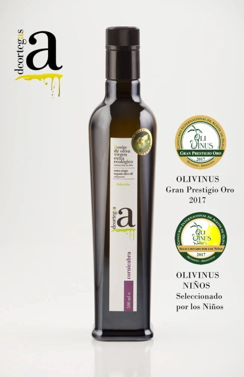 Oliwa z oliwek Extra Virgin Cornicabra BIO 500 ml Deortegas – 678 mg/kg polifenoli