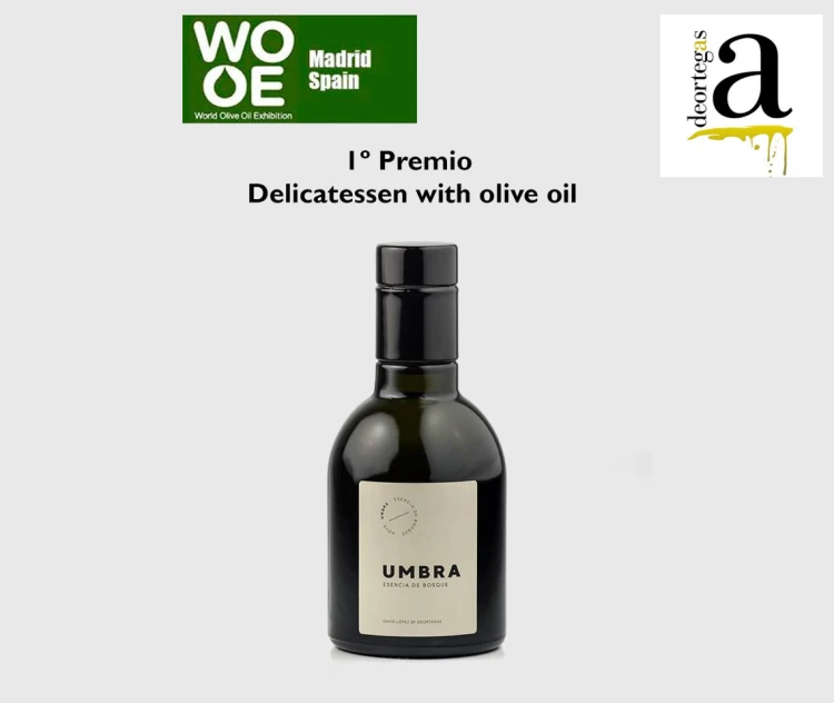 Oliwa Umbra Deortegas 250 ml – ekologiczna oliwa infuzowana, produkt premium