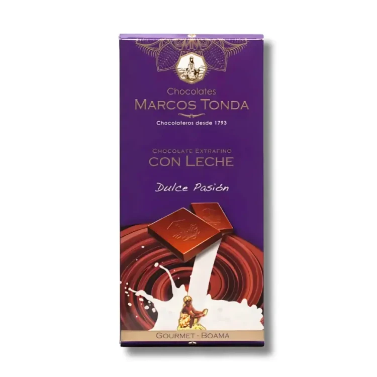 czekolada mleczna Boama Gourmet 125g Marcos Tonda Hiszpania tabliczka