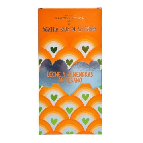 czekolada mleczna z migdałami Agatha Ruiz de la Prada Marcos Tonda 150 g limitowana kolekcja premium