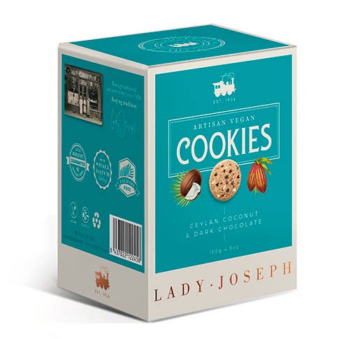 Lady Joseph kokosowe ciasteczka premium z gorzką czekoladą 130 g