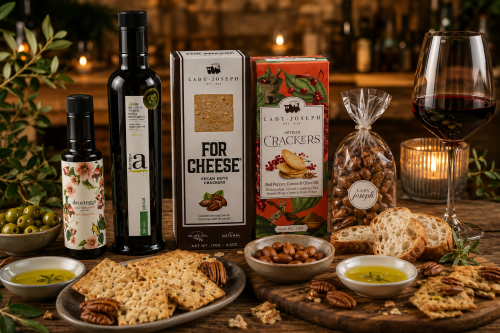 Wieczór Tapas — elegancki zestaw prezentowy z oliwą Deortegas BIO i hiszpańskimi przekąskami premium