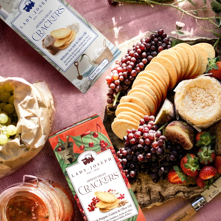 Lady Joseph Red Pepper, Cumin & Olive Oil — hiszpańskie krakersy gourmet do tapas i wina