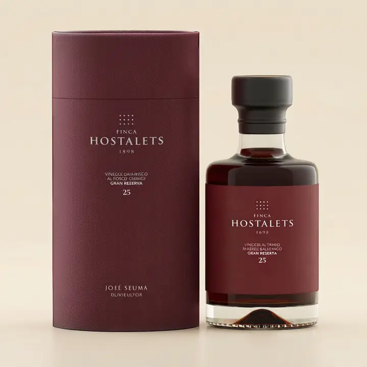 Pedro Ximénez Gran Reserva 25 Years Finca Hostalets 1898 – hiszpański ocet balsamiczny premium 100 ml dojrzewający metodą solera