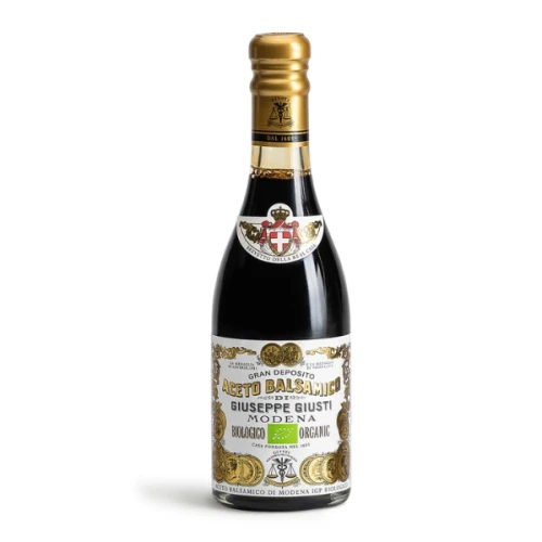 Giusti 2 Gold Medals BIO – ekologiczny włoski ocet balsamiczny premium z Modeny IGP 250 ml
