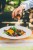 Desery gourmet z kremem balsamicznym z pomarańczą