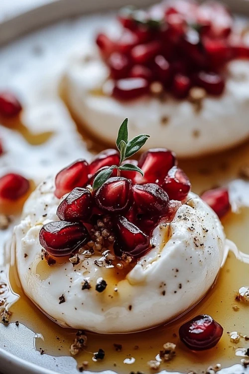 Burrata z granatem i kremem balsamicznym Acetaia Giusti – włoska przystawka premium