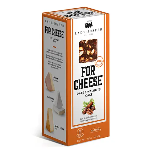 Chlebek daktylowo-orzechowy do serów 125 g – bezglutenowy dodatek premium w indywidualnych porcjach