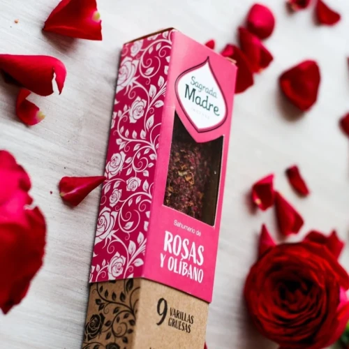 Kadzidło różane z olibanum Sagrada Madre – Rosas y Olibano