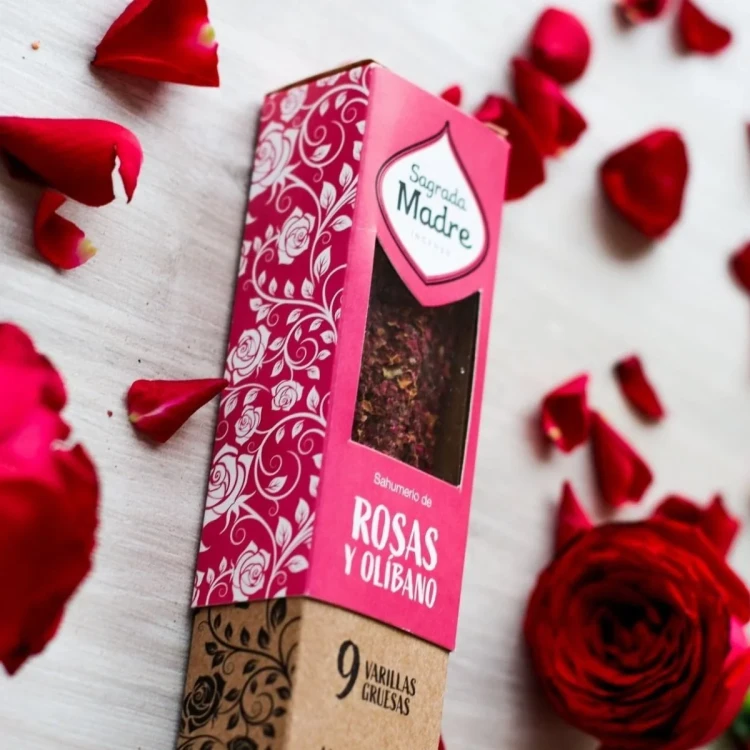 Kadzidło różane z olibanum Sagrada Madre – Rosas y Olibano