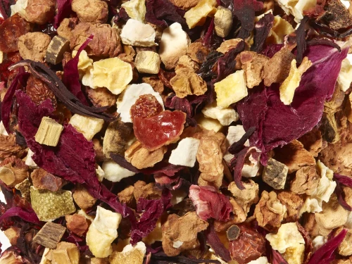 Owocowa Peonia BIO – ekologiczna herbatka owocowa z mango, maliną i płatkami peonii