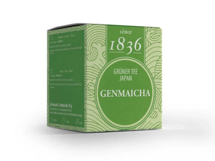 Japan Genmaicha – zielona herbata z prażonym ryżem 15 piramidek 45 g