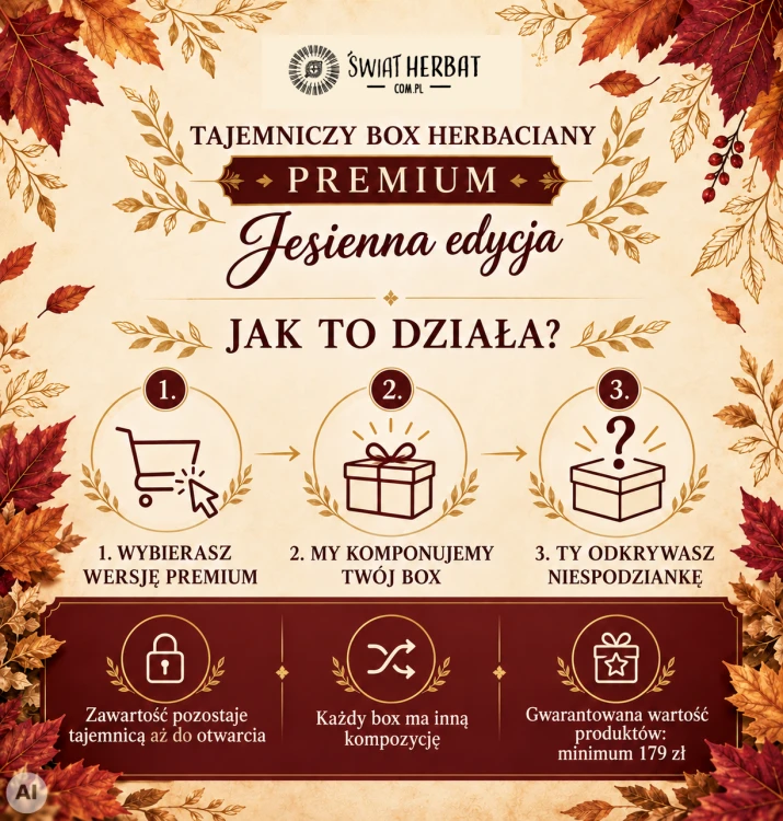 Jak działa Tajemniczy Box Herbaciany PREMIUM – jesienna edycja