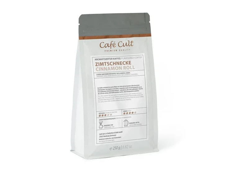Café Cult Cinnamon Roll – kawa ziarnista o smaku bułeczki cynamonowej 250 g