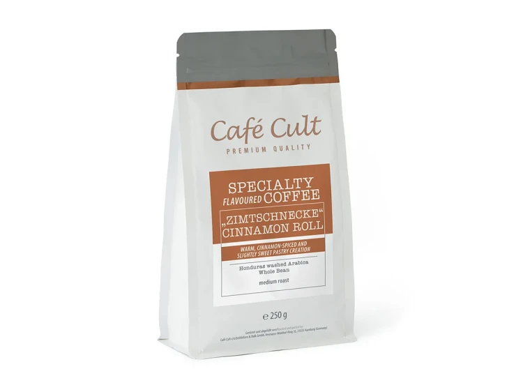 Café Cult Cinnamon Roll – kawa aromatyzowana 100% Arabica 250 g