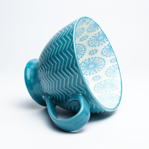 kubek 0,26l  turkusowa fala - wnętrze