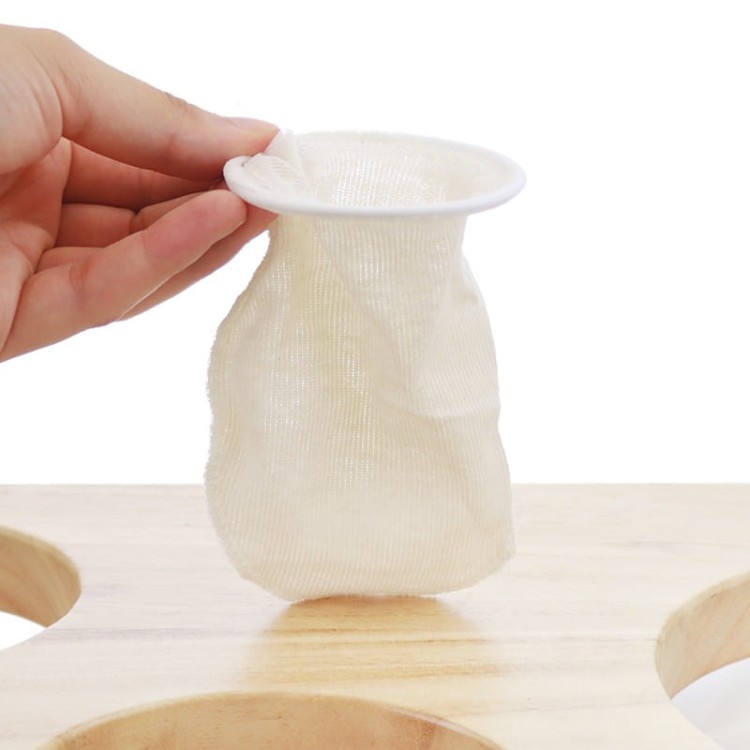 Zaparzacz filtr bawełniany BIO Nr.1 śr. 7 cm