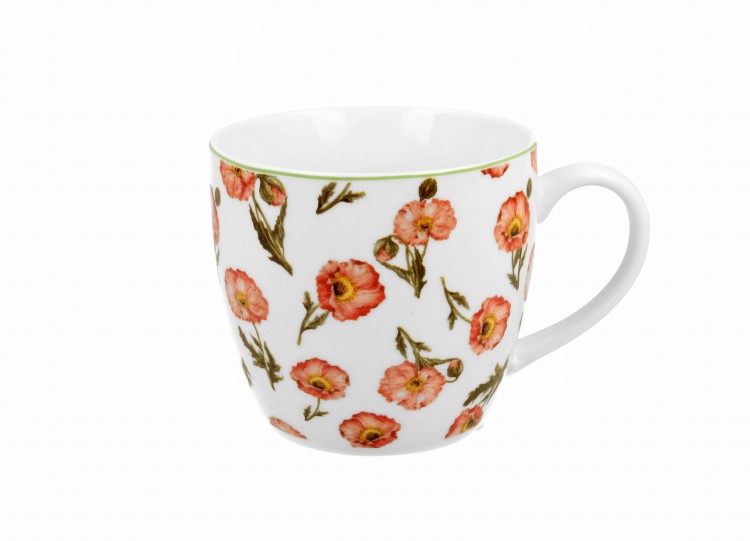 Kubek WILD POPPIES 460 ml porcelana