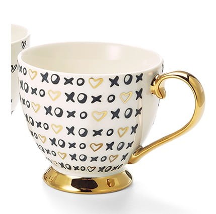 Kubek 0,35l Złote serca XO
