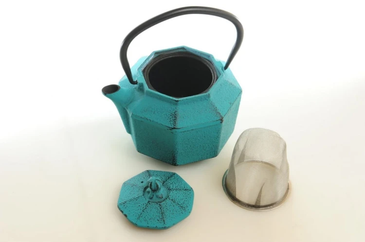 Dzbanek żeliwny 850ml Lapis-lazuli / turkus