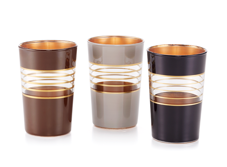 Szklanka turecka Jayne w 3 kolorach 120ml