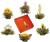 Creano Teabox "Blooming Tea" White tea - 6 herbat kwitnących