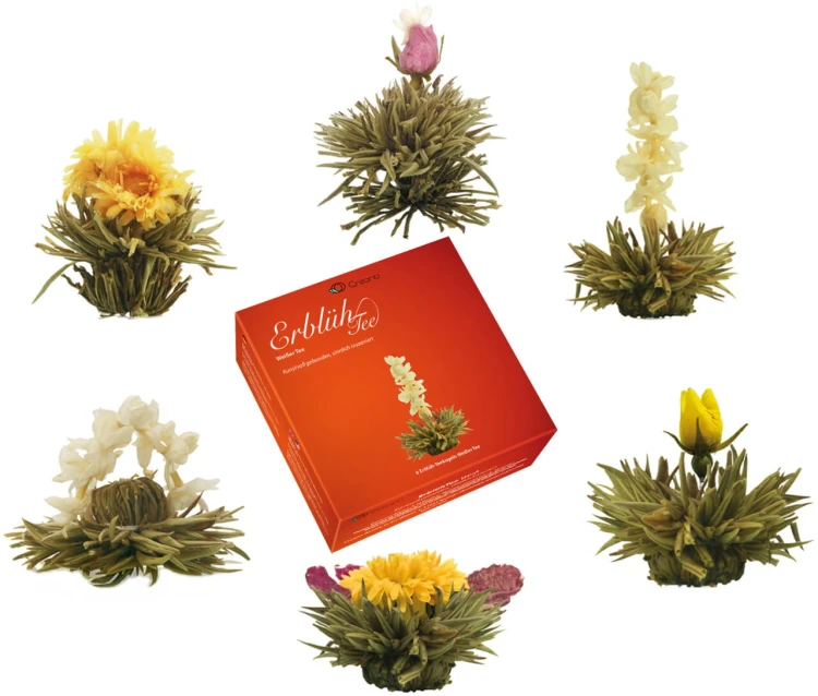 Creano Teabox "Blooming Tea" White tea - 6 herbat kwitnących