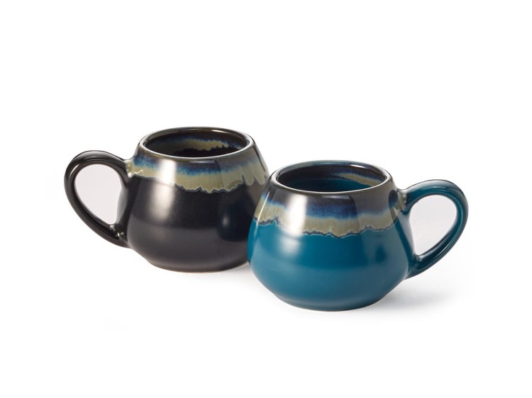 Kubek EVEREST Espresso 0,05 l Ceramika 2 wzory reaktywna glazura