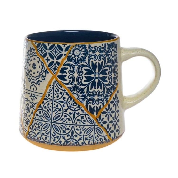 Kubek AMRANI wzór B ceramiczny kubek 300 ml patchwork