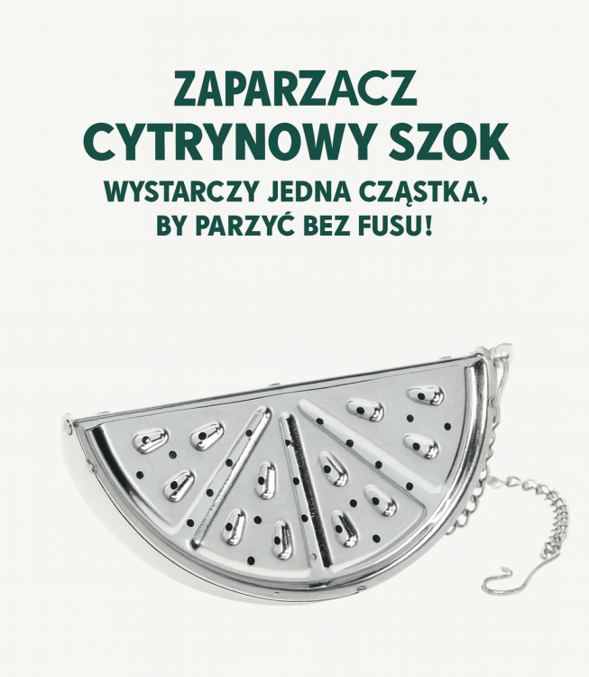 Mała CYTRYNKA – Wielka Różnica: Zaparzacz, który ratuje napar!
