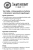 Instrukcja obsługi i czyszczenia