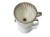 Zestaw kawowy NELIO pour-over – widok z góry, porcelanowy dripper i dzbanek do kawy speciality
